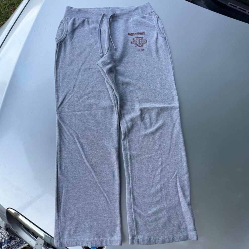 2000s Boxing Gym grey sweatpants heavy weight super comfortable fit